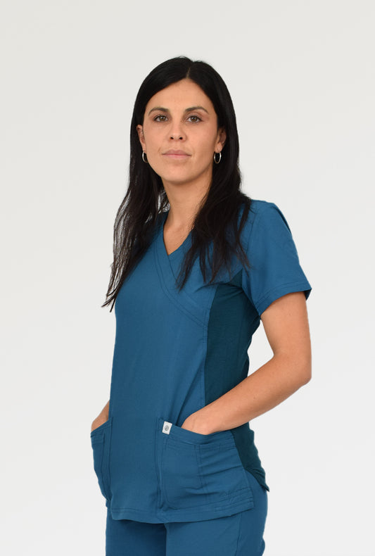 Cómo para prevenir manchas en trajes clínicos