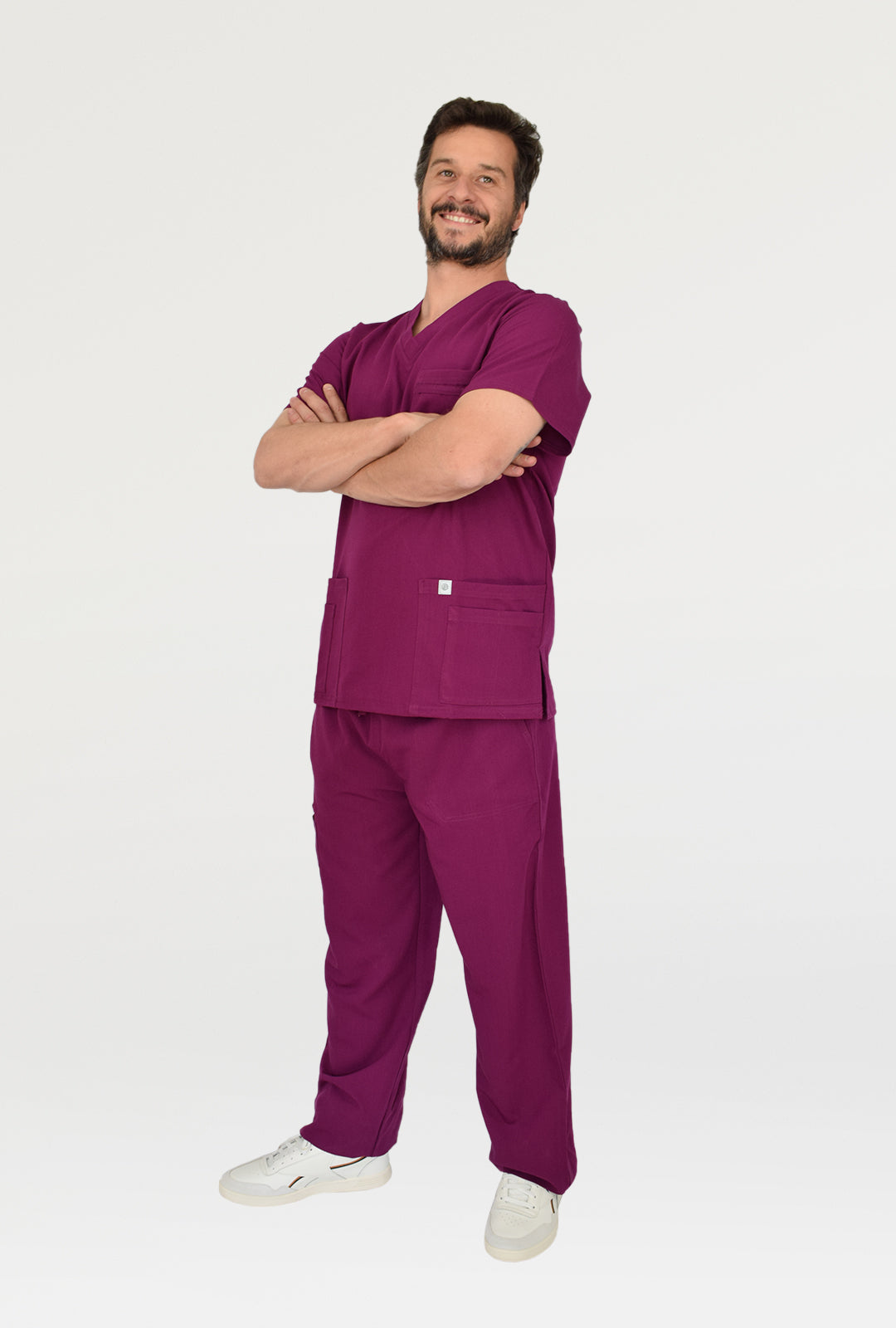 Pantalón Modelo Classic Burdeo Hombre