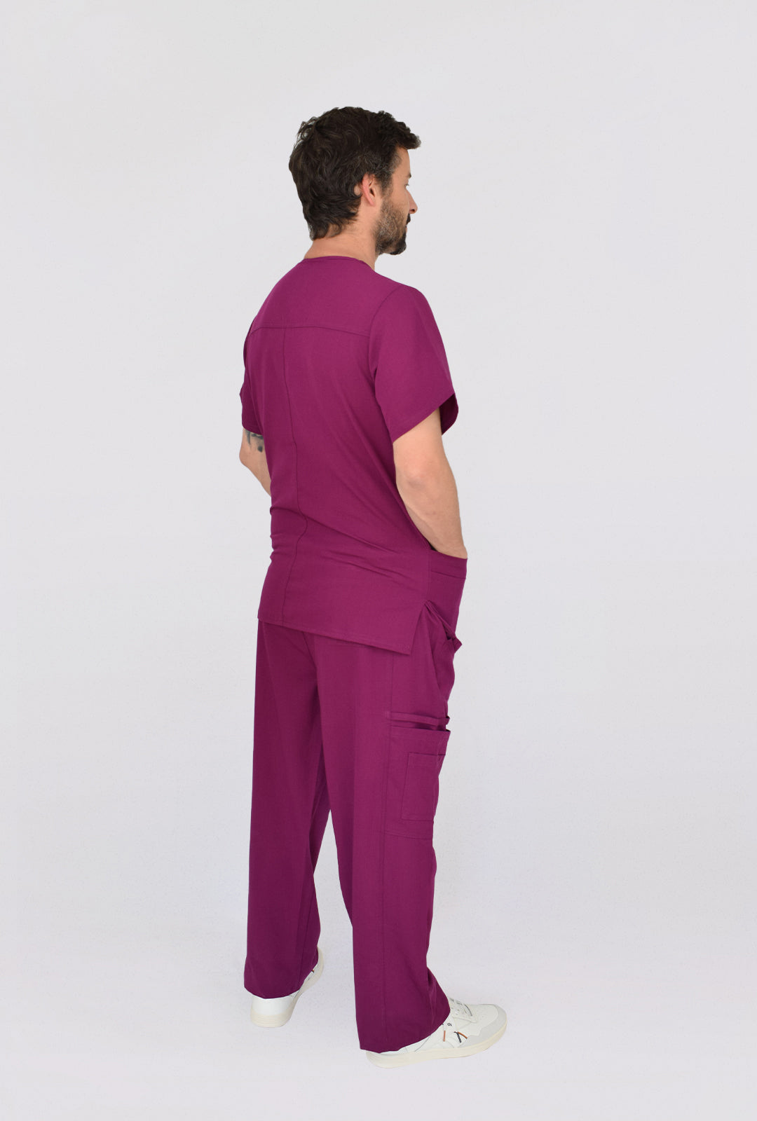 traje clinico burdeo