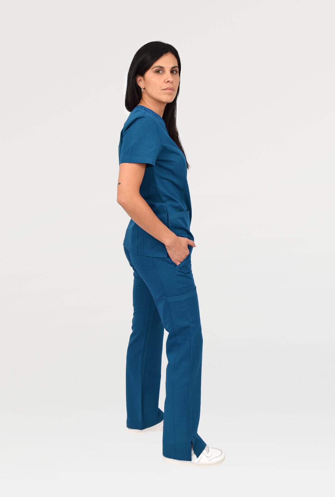 Pantalón Modelo Classic Turquesa Mujer