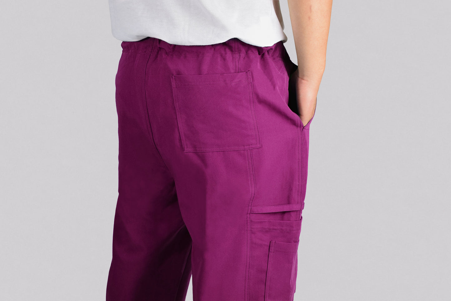 Pantalón Modelo Classic Burdeo Hombre