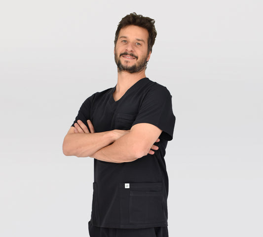 uniforme medico negro