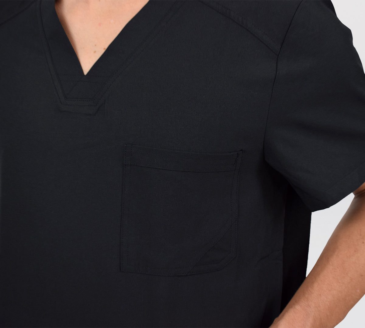uniforme clinico negro hombre