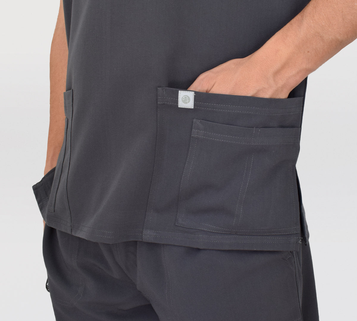 Polera Modelo Classic Gris Hombre