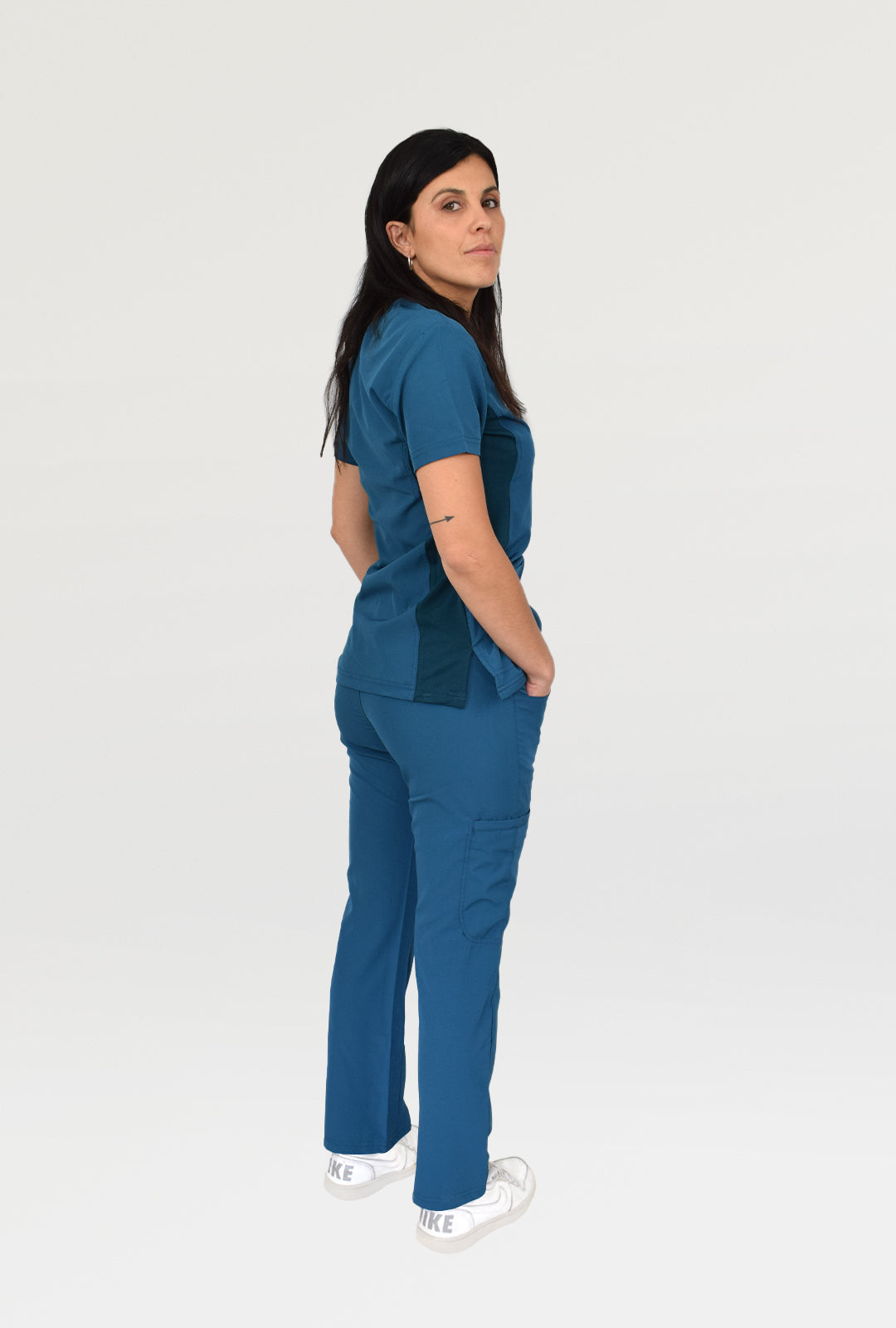 Polera Modelo Fit Turquesa Mujer