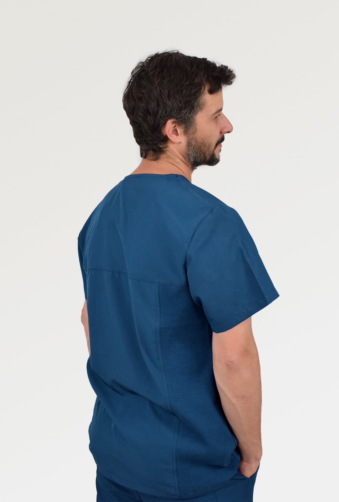 uniforme clinico turquesa hombre