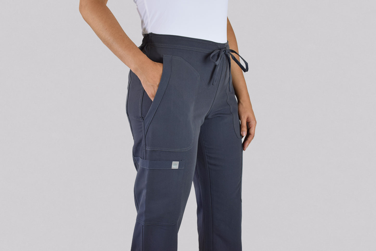 Pantalón Modelo Classic Gris Mujer
